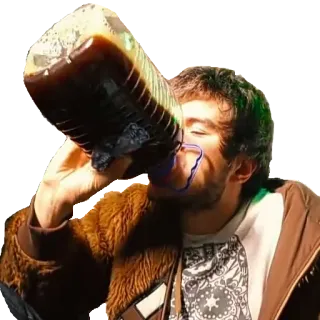 🍺 bebiendo, cola, refresco, bebida whatsapp sticker
