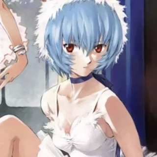 🌊 Rei Ayanami Neon Genesis Evangelion อนิเมะ, เรย์ อายานามิ, อีวานเกเลียน, น่ารัก, ผู้หญิง telegram sticker