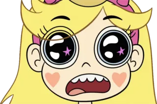 😰 Star Butterfly Star vs. the Forces of Evil การ์ตูน, ดิสนีย์, ตัวละคร, แอนิเมชั่น, ดาว, ผีเสื้อ telegram sticker