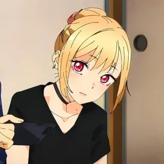 🎃 Marin Kitagawa My Dress-Up Darling Anime, Garota, Loira, Cosplay, Personagem, Marin Kitagawa, My Dress-Up Darling telegram sticker
