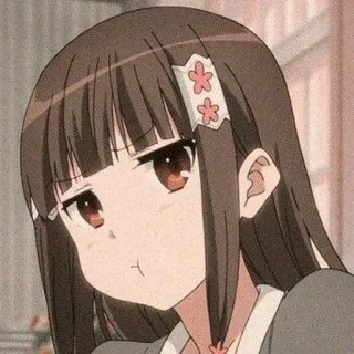 😗 anime girl, cartoon, sakura, cute, manga telegram sticker