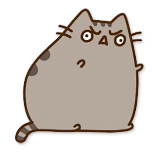 😡 Pusheen Katze, Aufkleber, Cartoon, niedlich telegram sticker
