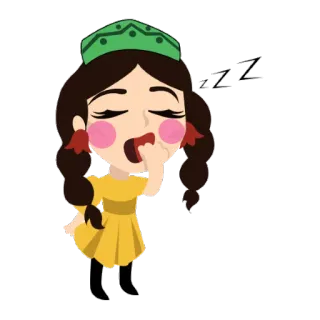 Aliya telegram stickers
