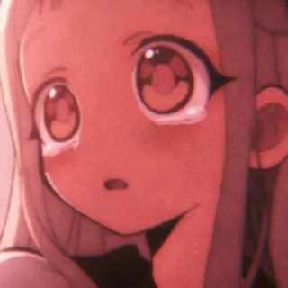 🐇 Anime, Triste, Larmes, Pleurs, Fille telegram sticker