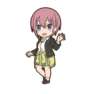 💛 Anime, Chibi, Lucu, Karakter, Kawaii whatsapp sticker