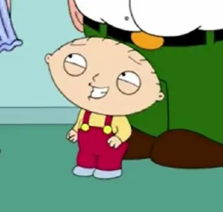 😁 Stewie Griffin Family Guy stewie griffin, family guy, cartoon character, baby, tv show telegram sticker