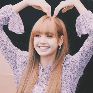 🖇 Lisa kpop, cantante, lisa, blackpink, idol, cuore, asiatico telegram sticker