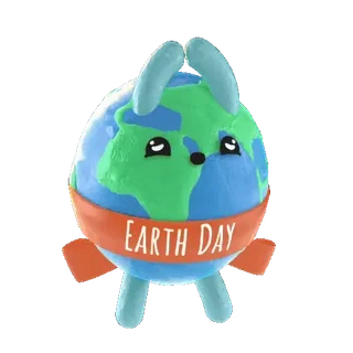 🌈 EARTH DAY Jour de la Terre, planète, environnement, célébration telegram sticker