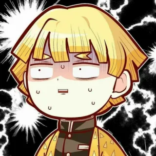 😳 Zenitsu Agatsuma Demon Slayer Anime, Manga, Demon Slayer, Zenitsu, Charakter, Blitz telegram sticker