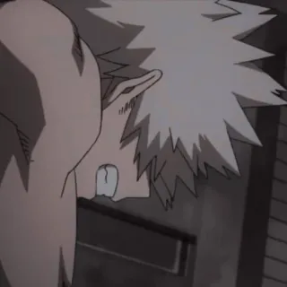 ☠ Bakugo My Hero Academia Anime, My Hero Academia, Bakugo, Katsuki Bakugo telegram sticker