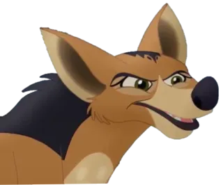😈 animal, mammifère, chien, dessin animé, faune telegram sticker