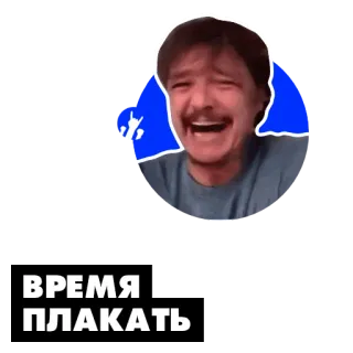 😭 ВРЕМЯ ПЛАКАТЬ 泣く, 悲しい, 表情, リアクション telegram sticker