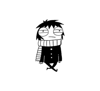 🚶 kartun, syal, karakter, ilustrasi, gambar, komik whatsapp sticker