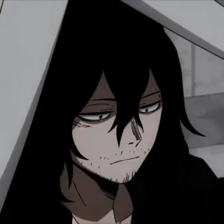 🉑 Shota Aizawa My Hero Academia Anime, Manga, My Hero Academia, Aizawa, Eraserhead, Shota Aizawa telegram sticker