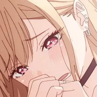 🍰 animé, pleurer, triste, fille, larmes, émotionnel telegram sticker