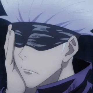 🥡 Satoru Gojo Jujutsu Kaisen anime, gojo, satoru, jujutsu kaisen telegram sticker