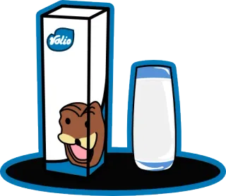 🍼 Yolio นม, เครื่องดื่ม, ช็อกโกแลต telegram sticker