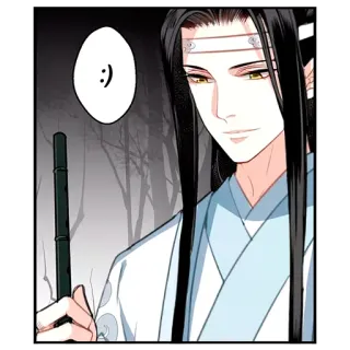 🙂 :) Mann, Anime, Cartoon, Figur telegram sticker