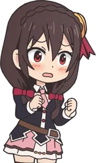 😥 Anime, Manga, Fille, Mignon, Chibi, Dessin animé whatsapp sticker