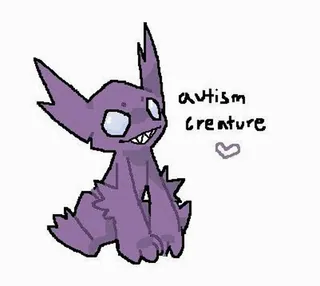 😶 Sableye Pokémon autism creature whatsapp sticker