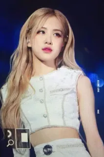 🌸 Rose kpop, cantante, rosa, celebrità, donna, idol whatsapp sticker