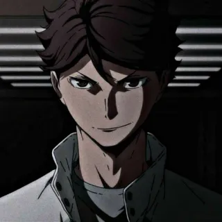 😏 Oikawa Tooru Haikyuu!! anime, haikyuu, oikawa, tooru, volleyball, character telegram sticker