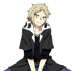 😏 Atsushi Nakajima Bungou Stray Dogs anime, manga, character, Atsushi, Nakajima, Bungou Stray Dogs telegram sticker
