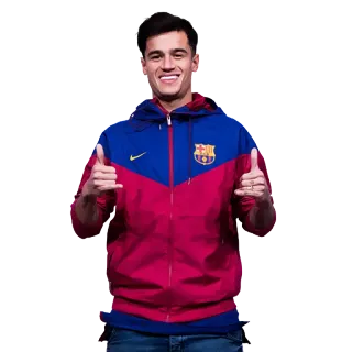 🤙 Coutinho calcio, football, Barcellona, sport, atleta whatsapp sticker