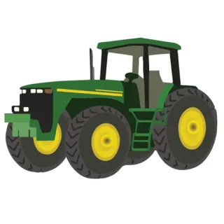 🚜 ciągnik, gospodarstwo, rolnictwo, pojazd, uprawa, maszyny, zielony, wiejski telegram sticker