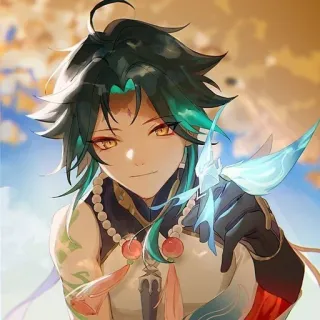 🌟 Xiao Genshin Impact anime, videogame, genshin impact, xiao, personagem telegram sticker