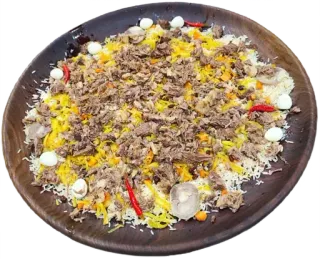 🍚 jedzenie, ryż, mięso, jajka, danie, posiłek telegram sticker