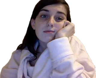 😊 женщина, портрет, в помещении, человек, женский telegram sticker
