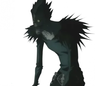 ✨ Ryuk Death Note Anime, Manga, Sensenmann, Tod, Ryuk, Death Note, Düster, Übernatürlich telegram sticker