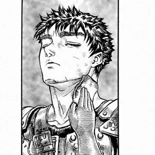 😏 Guts Berserk Anime, Manga, Berserk, Guts telegram sticker