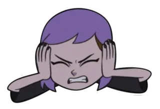😣 Amity Blight The Owl House cartoon, Amity Blight, The Owl House, angry, frustrated telegram sticker