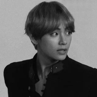 👽 V kpop, idol, singer, v, bts, portrait, male telegram sticker