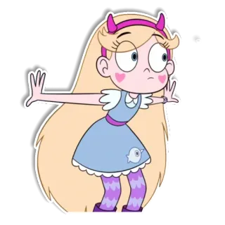 🙈 Star Butterfly Star vs. the Forces of Evil การ์ตูน, ตัวละคร, เวทมนตร์, แฟนตาซี, แอนิเมชัน telegram sticker