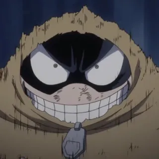 💛 Koji Koda My Hero Academia Koji Koda, My Hero Academia, anime, personagem, encapuzado, sorrindo whatsapp sticker