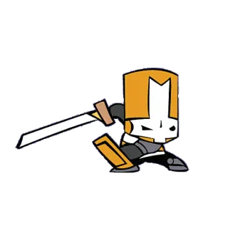 🤛 Castle Crashers castle crashers, knight, sword, video game telegram sticker