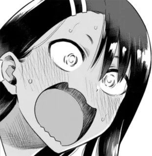 ◾️ Anime, Manga, Ausdruck, Überraschung, Schockiert, Cartoon telegram sticker