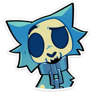 😐 nhân vật, furry, hoạt hình, nhãn dán, minh họa telegram sticker