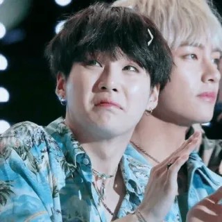 😒 Suga Suga, K-pop, BTS, singer, music, person, asian telegram sticker