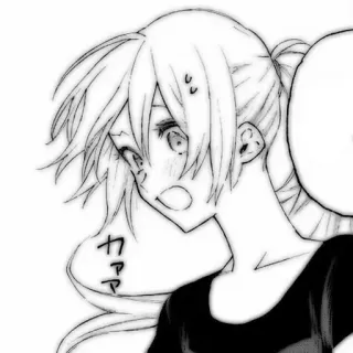 📂 カァ Anime, Manga, Karakter, Gadis, Ekspresi, Seni, Ilustrasi telegram sticker