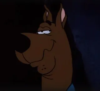 😌 Scooby-Doo cartoon, dog, Scooby-Doo, character telegram sticker