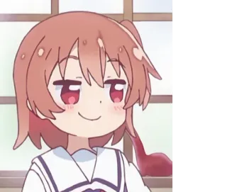 😏 Anime, Cartoon, Mädchen, Süß, Schuluniform telegram sticker