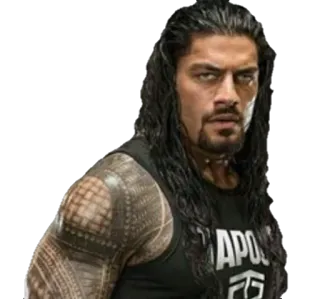 😊 Roman Reigns wrestler, sports, celebrity, athlete, professional wrestling telegram sticker