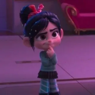 🍓 Vanellope von Schweetz Wreck-It Ralph dibujos animados, animado, Disney, Vanellope, Ralph el demoledor, personaje telegram sticker