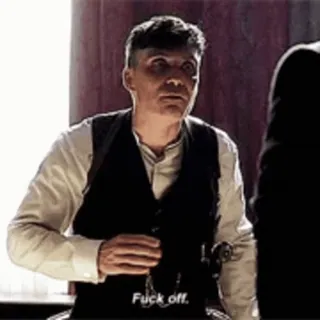 🎈 Fuck off. swear word, offensive, middle finger, profanity, cursing, rude, expression telegram sticker