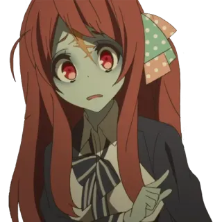 👉 Sakura Minamoto Zombie Land Saga Аниме, Зомби, Сакура Минамото, Милая, Девушка, Зомбиленд Сага telegram sticker