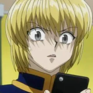 🇯🇵 Kurapika Hunter x Hunter anime, character, kurapika, hunter x hunter telegram sticker